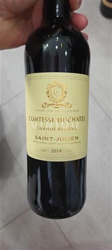Bordeaux Saint-Julien Comtesse Duchatel Grande Réserve 2014