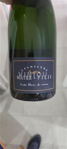 Champagne Champagner Mater & Filii blanc de noirs Ohne Jahrgang