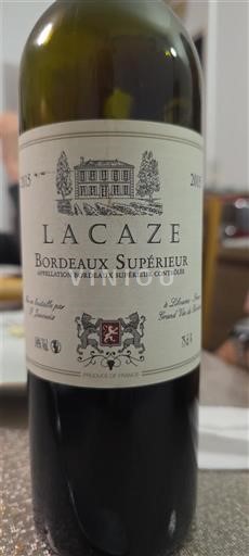 Bordeaux Bordeaux Supérieur Lacaze 2015