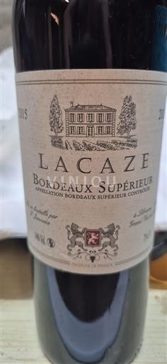 Bordeaux Bordeaux Supérieur Lacaze 2015