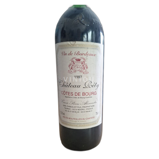 Burdeos Côtes-de-bourg Château Réty Pierre Alexandre 1997
