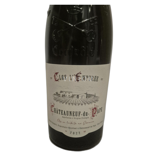Rhônevallei Châteauneuf-du-Pape Clos L'empyrée 2022