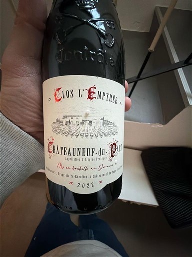 Valle del Ródano Châteauneuf-du-Pape. Clos L'empyrée 2022