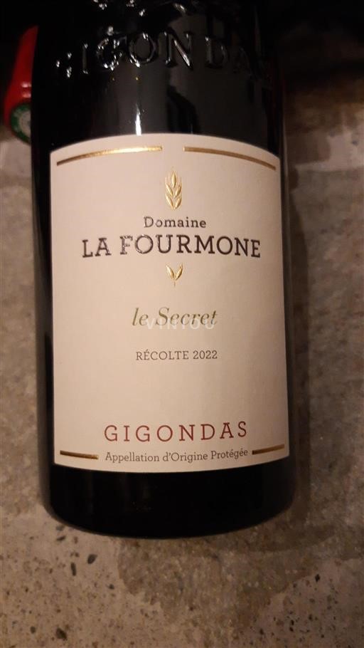 Valle del Rodano Gigondas Domaine La Fourmone le Secret 2022