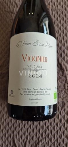 Provence, Lage Rhône-vallei, Corsica Vaucluse La Ferme Saint Pierre Viognier 2024