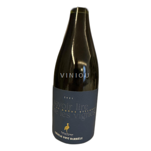 Valle del Rodano Côtes-du-rhône-villages Château Font Barrièle Savoir lire entre les vignes 2021