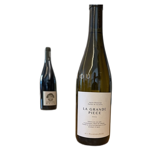 Vin Blanc sec La Grande Piece Château Plaisance 2023 France Vallée de la Loire Anjou AOC