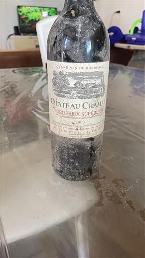 Bordeaux Bordeaux Supérieur Château Cramail 2003