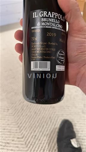Tuscany Brunello di Montalcino Il Grappolo 2019