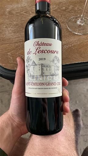Burdeos Saint-Émilion Gran Cru Grand Cru Château Lescours 2019