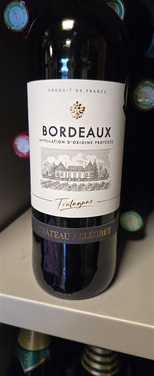 Burdeos Bordeaux Château Allégret Fontagnac 2022