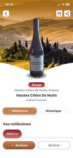 Burgundy Hautes Côtes de Nuits Hubert Fournier 2023