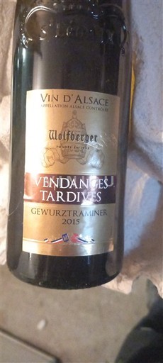 Alsácia Vendanges Tardives Wolfberger Vendanges Tardives 2015