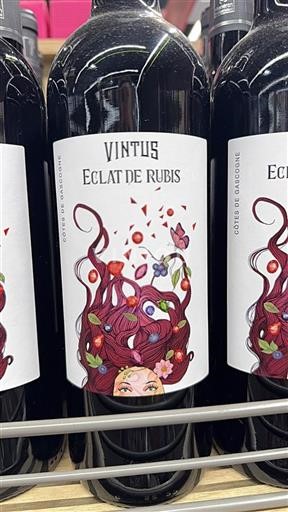 Zuidwest-Frankrijk Côtes de Gascogne Vintus Éclat de Rubis Niet-geïntegreerd