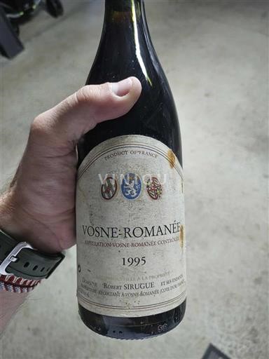 Bourgogne Vosne-romanée Domaine Robert Sirugue 1995