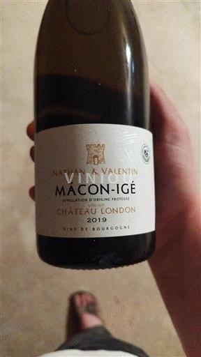 Burgundija Mâcon in Mâcon-villages Château London Nathan & Valentin 2019