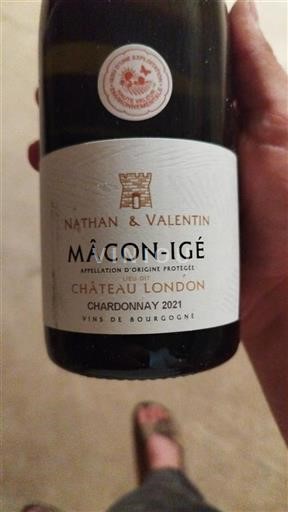 Burgundija Mâcon in Mâcon-villages Château London 2021