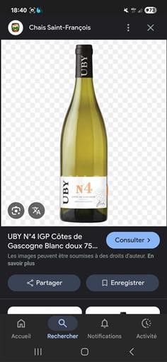 Tây Nam Côtes de Gascogne Uby N°4 Không niên vụ