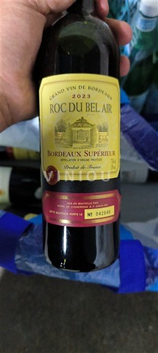 Bordeaux Bordeaux Supérieur Roc du Bel Air 2023