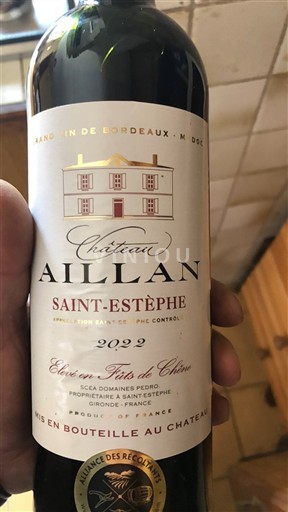 Bordeaux Saint-Estèphe Château Aillan 2022