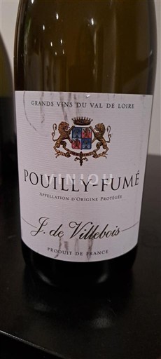 Valle del Loira Pouilly-fumé J. de Villebois Sin añada