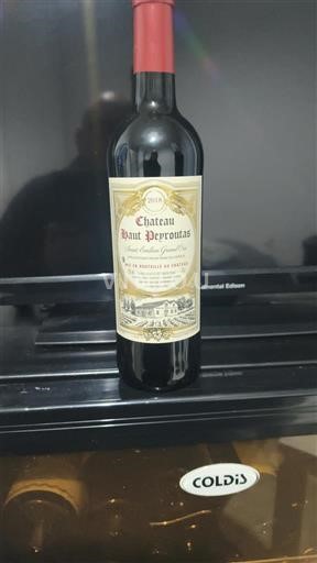Bordo Сент-Емилион Гранд Кру Grand Cru Château Haut Peyroutas 2018
