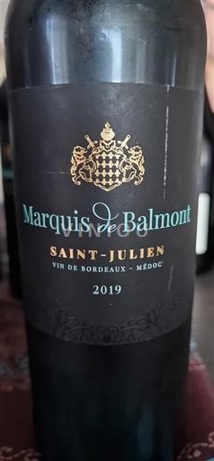 Bordeaux Saint-Julien Marquis de Balmont 2019