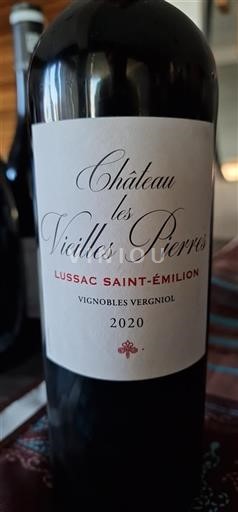 Bordeaux Lussac-Saint-Émilion Château Les Vieilles Pierres 2020