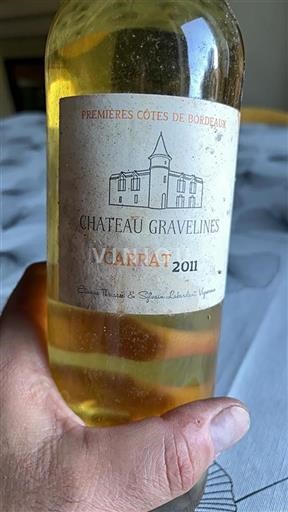 Bordeaux Premières-côtes-de-bordeaux Château Gravelines Carrat 2011