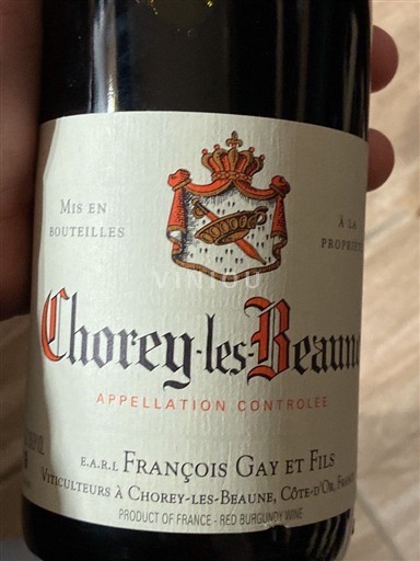 Bourgogne Chorey-lès-beaune François Gay et Fils 2020