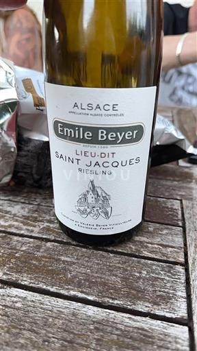 Alsace Grand Cru Emile Beyer Lieu-dit Saint Jacques Không niên vụ
