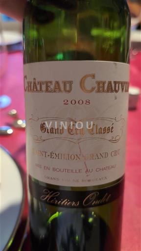 Bordeaux Saint-Émilion Grand Cru Grand Cru Château Chauvin 2008
