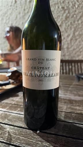 Vin Blanc sec Château La Grâce Fonrazade 2021 France Bordeaux Saint-Émilion AOC