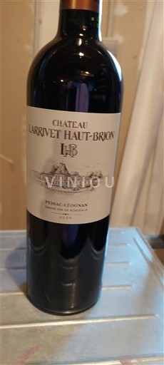 Bordéus Pessac-Léognan Château Larrivet Haut-Brion Não Sazonado