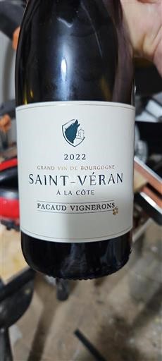 Burgundy Saint-Véran Pacaud Vignerons À la Côte 2022