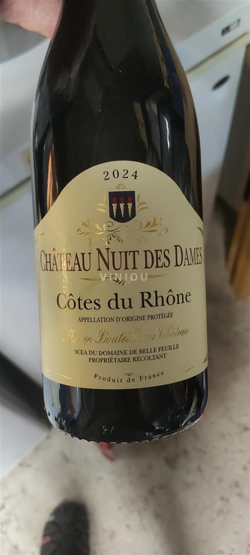 Rhône-dalen Côtes-du-Rhône Château Nuit des Dames 2024