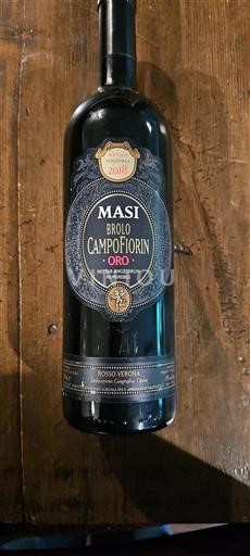 Vin Rouge sec Brolo Campofiorin Oro Masi 2018 Italie Pouilles Rosso Canosa DOC