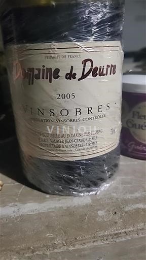 Vale do Ródano Vinsobres Domaine Deurre 2005