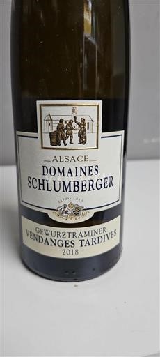 Alsace Vendanges Tardives Domaine S Schlumberger Gewurztraminer Vendanges Tardives 2018