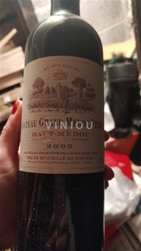 Bordeaux Haut-Médoc Cru Bourgeois Château Grand Medoc Ferre 2005
