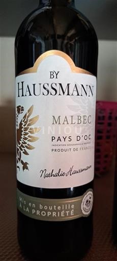 Languedoc-Roussillon Pays d'Oc By Haussmann Malbec 2022