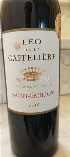 Bordéus Saint-Émilion Gaffelière Léo de la Gaffelière 2015