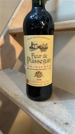 Bordeaux Puisseguin-saint-émilion Fleur de Puisseguin 2016