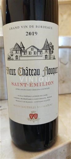 Bordeaux Saint-Émilion Château Vieux Flouquet 2019