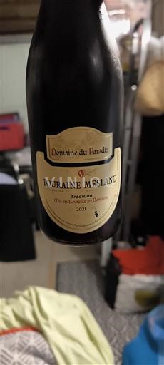 Loirevallei Touraine-Mesland Domaine Paradis Tradition 2021