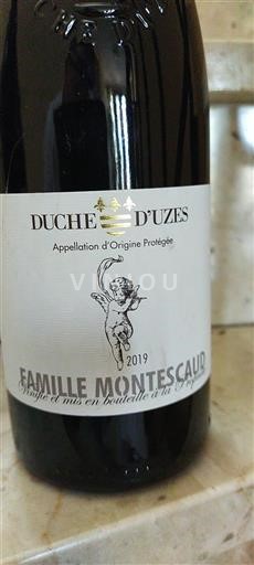 Valle del Ródano Ducado de Uzès Famille Montescaud 2019
