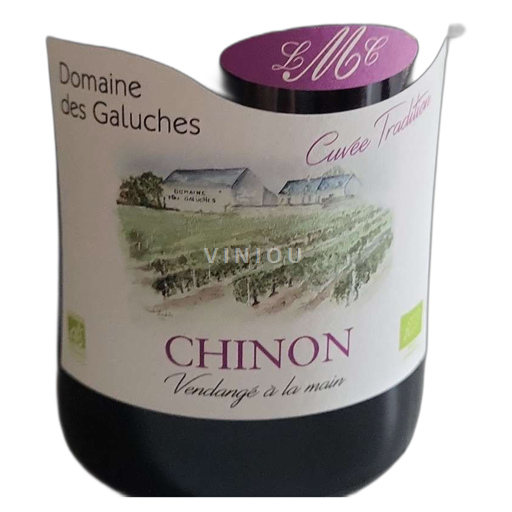 Dolina Loare Chinon Domaine des Galuches Tradition 2021