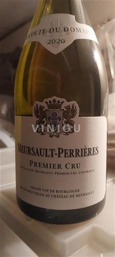 Burgundy Meursault Premier Cru Château Meursault 2020