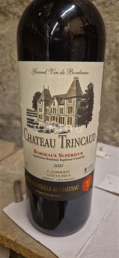 Bordéus Bordeaux Superior Château Trincaud 2020