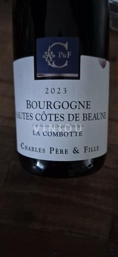 Bourgogne Hautes Côtes de beaune Charles Père & Fille La Combotte 2023